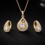 ✨ elegant gold & diamond jewelry set – perfect for every occasion